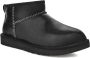 Ugg Zwarte Leren Klassieke Ultra Mini Laarzen Black Heren - Thumbnail 7