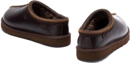 Ugg Regenereer leren sandalen met borduurwerk Brown Heren