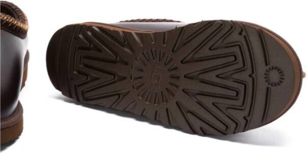 Ugg Regenereer leren sandalen met borduurwerk Brown Heren