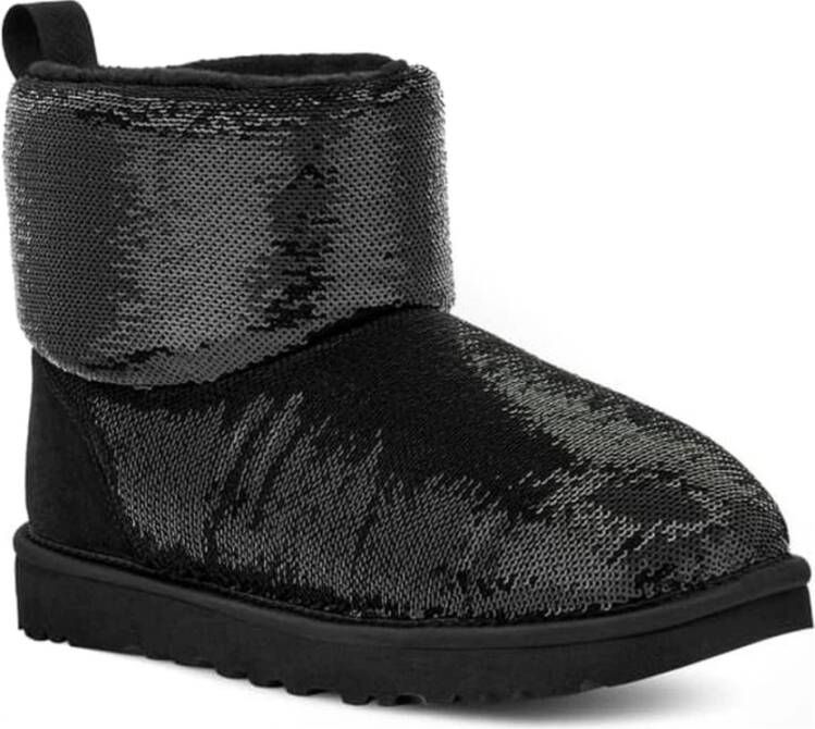 Ugg Zwarte Mini Mirror Enkellaarsjes Black Dames