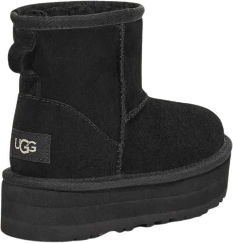 Ugg Zwarte platte schoenen met plateau Black Dames