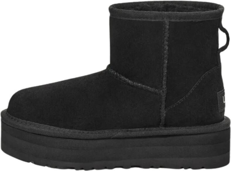 Ugg Zwarte platte schoenen met plateau Black Dames