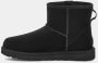 Ugg Zwarte Suède Enkellaars met Rits Black Dames - Thumbnail 3