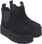 UGG Chelsea Boots Dames W Neumel Platform Chelsea Maat: 41 Materiaal: Suède Kleur: Zwart - Thumbnail 4