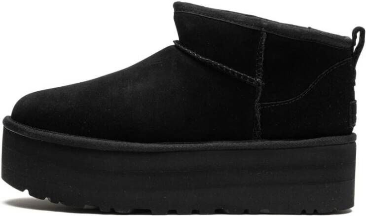 Ugg Zwarte Suède Instap Enkellaarzen Black Dames