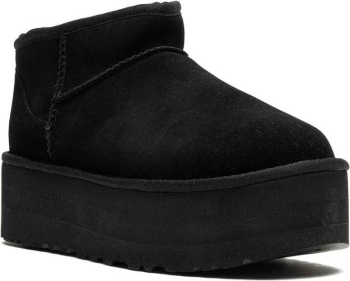 Ugg Zwarte Suède Instap Enkellaarzen Black Dames