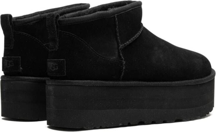 Ugg Zwarte Suède Instap Enkellaarzen Black Dames