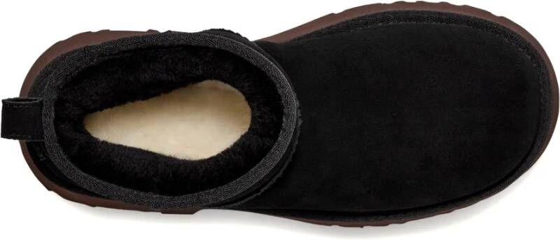 Ugg Zwarte Suède Laarzen met plush™ Voering Black Dames