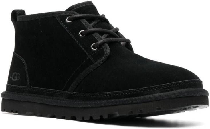 Ugg Zwarte Suède Laarzen met Profielzool Black Heren