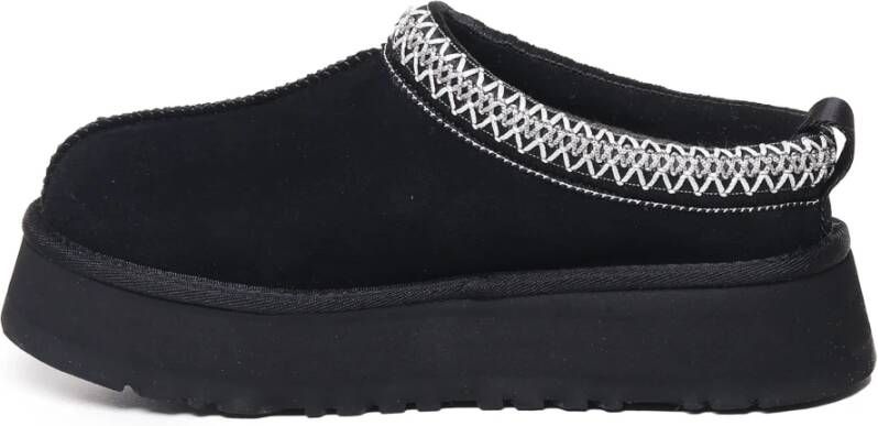 Ugg Zwarte Suède Muiltjes Black Dames