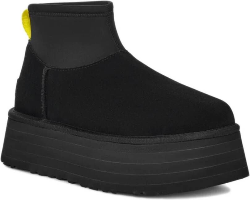 Ugg Zwarte Suède Neopreen Laarzen Black Dames