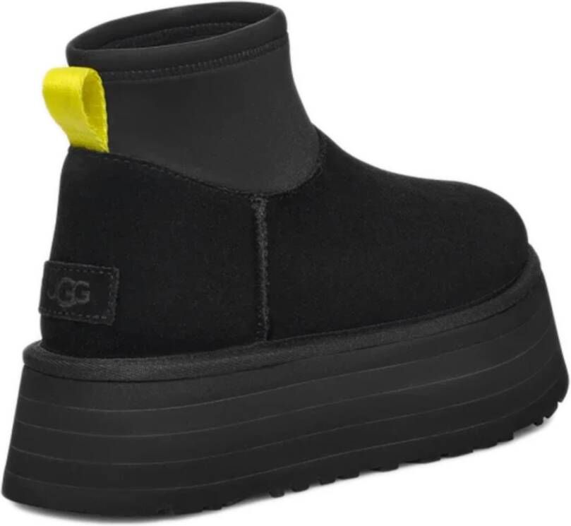 Ugg Zwarte Suède Neopreen Laarzen Black Dames