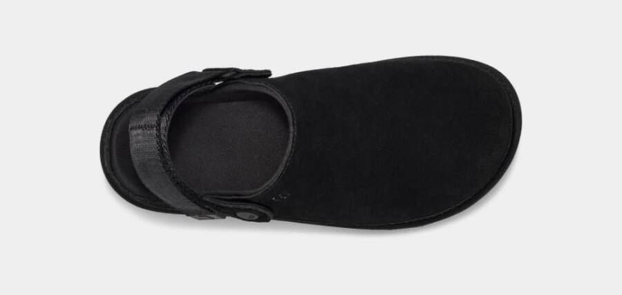 Ugg Zwarte Suède Platform Klomp Black Dames