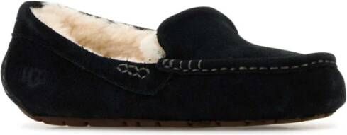 Ugg Zwarte suède stijlvolle loafers Black Dames