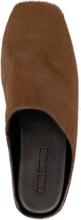 UMA Wang Bruine Ballet Slipper Schoenen Brown Dames