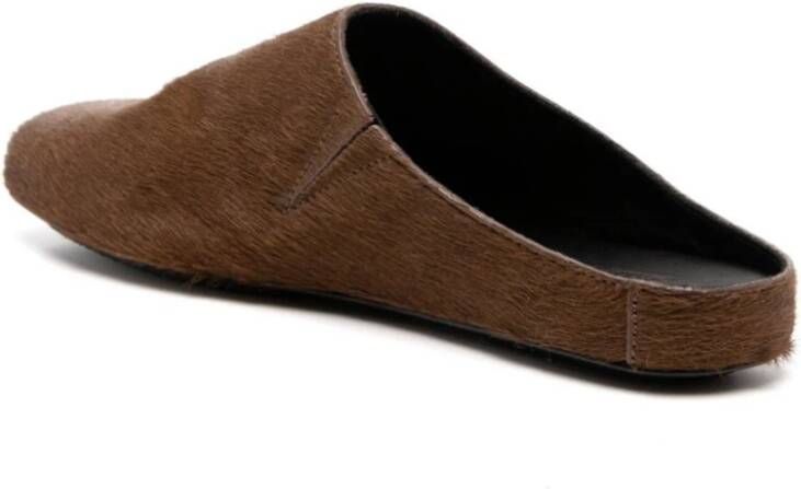 UMA Wang Bruine Ballet Slipper Schoenen Brown Dames