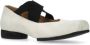 UMA Wang Ivory Leren Ballet Flats met Elastische Banden Beige Dames - Thumbnail 3