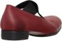 UMA Wang Leren Ballerina Schoenen Red Dames - Thumbnail 5