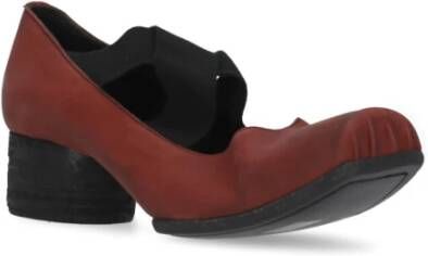 UMA Wang Bordeaux Lederen Pumps Red Dames