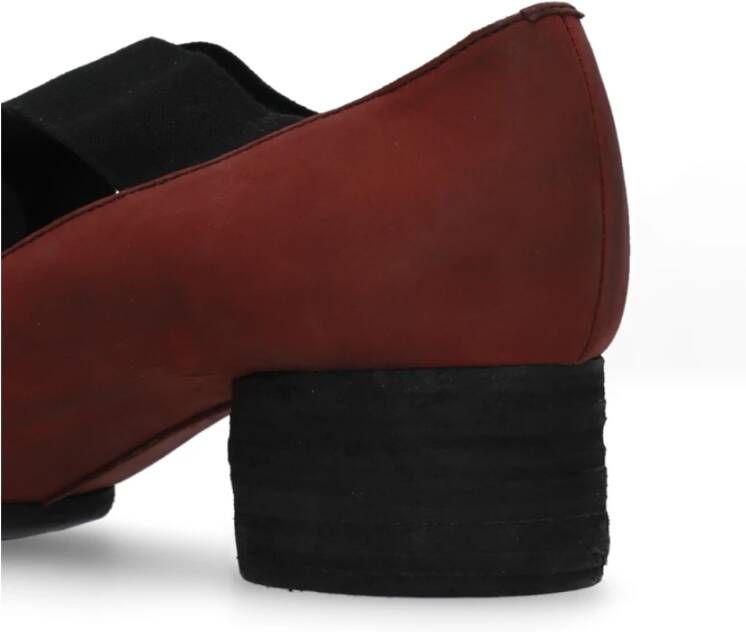 UMA Wang Bordeaux Lederen Pumps Red Dames