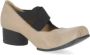 UMA Wang Roze Leren Balletschoenen met Hak Beige Dames - Thumbnail 3