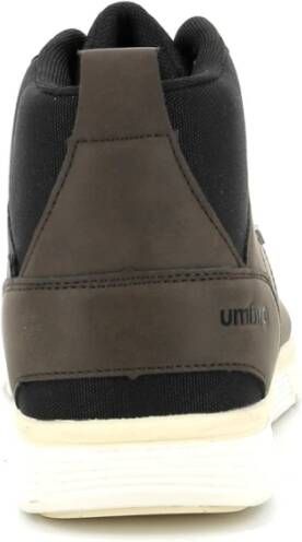 Umbro Hoge Top Sneakers Um Nelda Net Brown Heren