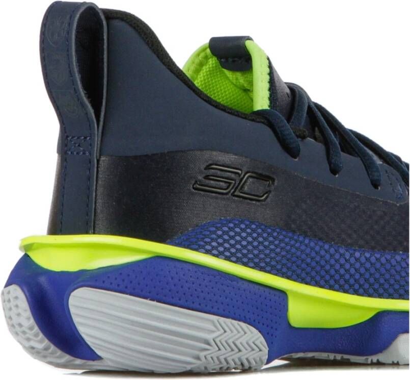 Under Armour Blauwe Curry 7 Lage Schoenen Blue Heren