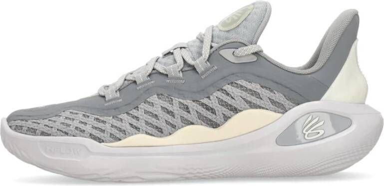 Under Armour Grijze Streetwear Curry 11 YW Schoenen Gray Heren