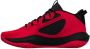 Under Armour Unisex basketbalschoenen Lockdown 6 Rood Zwart Wit 48.5 - Thumbnail 3