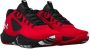 Under Armour Unisex basketbalschoenen Lockdown 6 Rood Zwart Wit 48.5 - Thumbnail 5