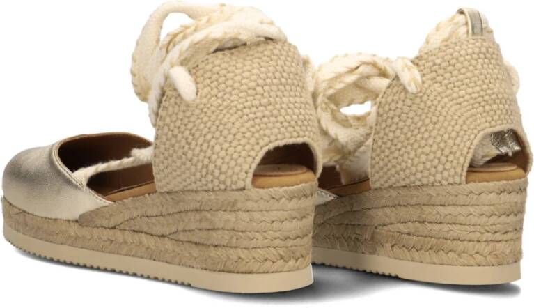 Unisa Gouden Chaplin Espadrilles Yellow Dames