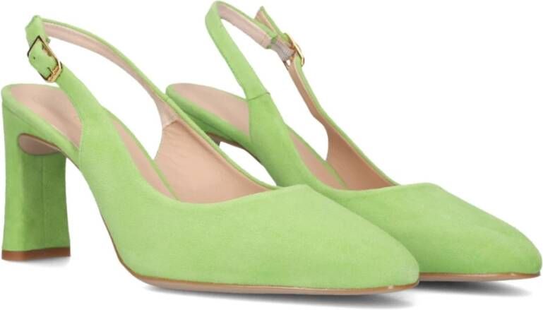 Unisa Groen Suede Elegante Pumps Winna Green Dames