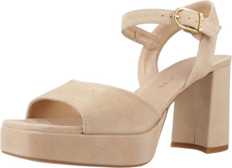 Unisa High Heel Sandals Beige Dames