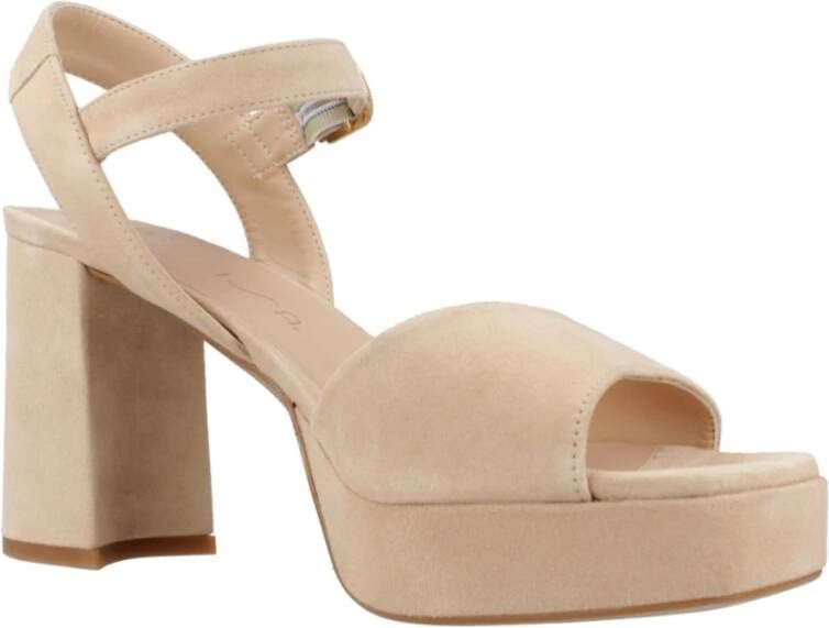 Unisa High Heel Sandals Beige Dames