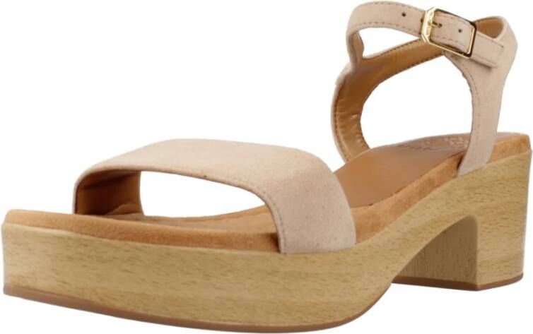 Unisa High Heel Sandals Beige Dames