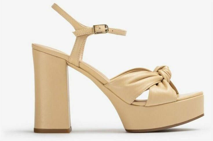 Unisa High Heel Sandals Beige Dames