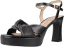 Unisa High Heel Sandals Black Dames - Thumbnail 2