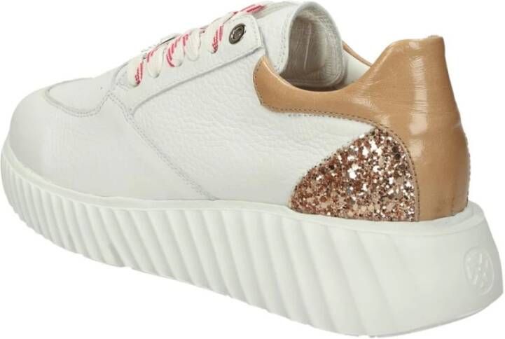 Unisa Lage Top Sneakers White Dames