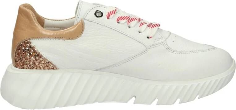 Unisa Lage Top Sneakers White Dames