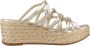 Unisa Platform Wedges Sandalen Yellow Dames - Thumbnail 6