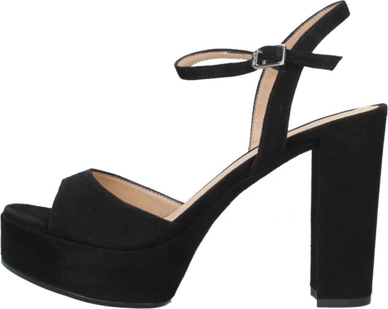 Unisa Sandalen Zwart Black Dames