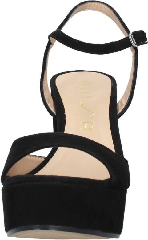 Unisa Sandalen Zwart Black Dames