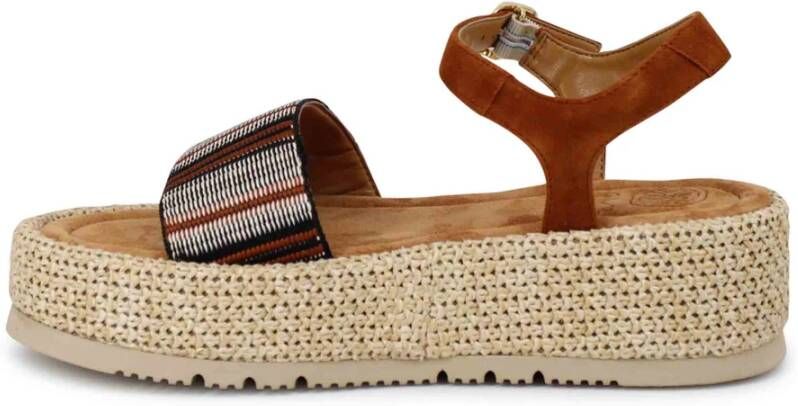 Unisa Sandals Bruin Dames