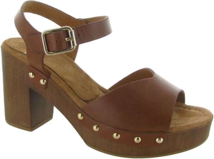 Unisa Stijlvolle Taco Schoenen Brown Dames