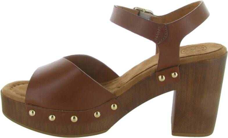 Unisa Stijlvolle Taco Schoenen Brown Dames