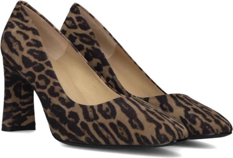 Unisa Taupe Suede Pump Waba Multicolor Dames