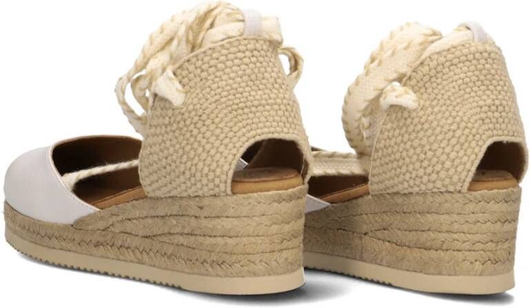 Unisa Witte Chaplin Espadrilles White Dames