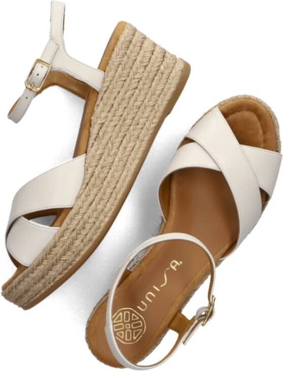 Unisa Witte Sandalen White Dames