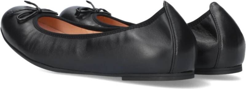 Unisa Zwarte Ballerina Acor met Vrouwelijke Details Black Dames