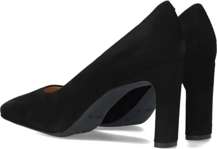 Unisa Donkergrijze Suède Pump Waba Gray Dames